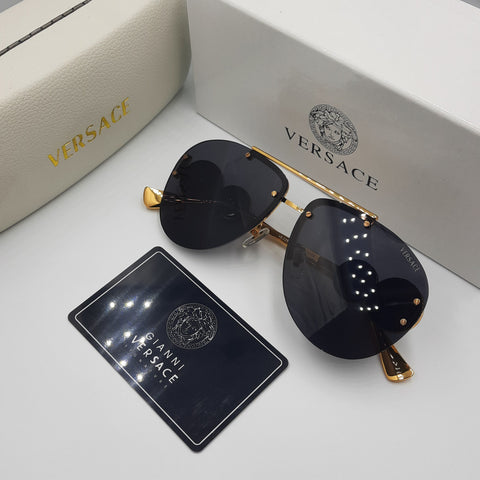 Solaires: VERSACE NOIR doré VE2250