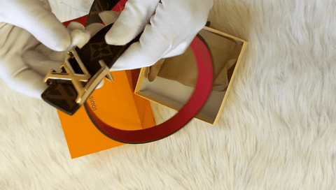 Ceinture Louis Vuitton en cuir pour femme 👩 - Luxoria® | Boutique de mode en Ligne 