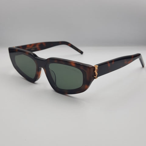 Solaires: SAINT LAURENT SL M251 vert havane doré