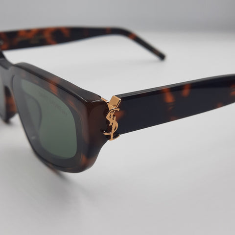 Solaires: SAINT LAURENT SL M251 vert havane doré