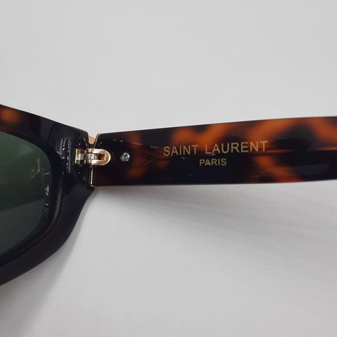 Solaires: SAINT LAURENT SL M251 vert havane doré