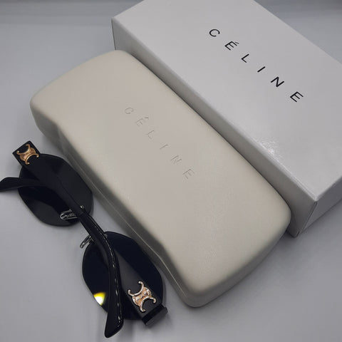 Solaires: CELINE Triomphe CL42119U doré noir