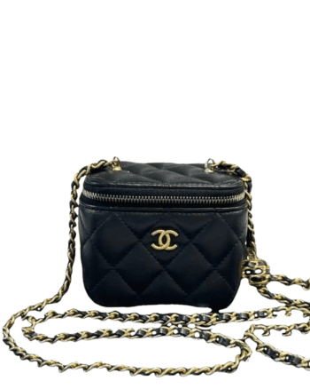Chanel Sac à main en cuir Vanity