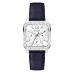 Guess Montre Multifonction en Acier Inoxydable avec Cristaux 36 mm