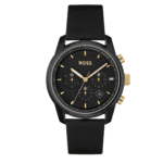 BOSS Men’s TRACE Black Chronograph Watch