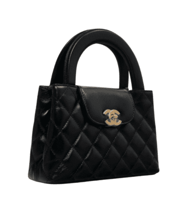 CHANEL KELLY BAG SMALL BLACK LAMBSKIN