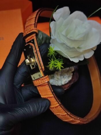 ceinture Hermés pour femme en cuir L002