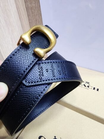 Ceinture Coach – Logo Iconique